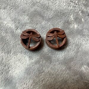 Sawo wood Dragon fly earplugs